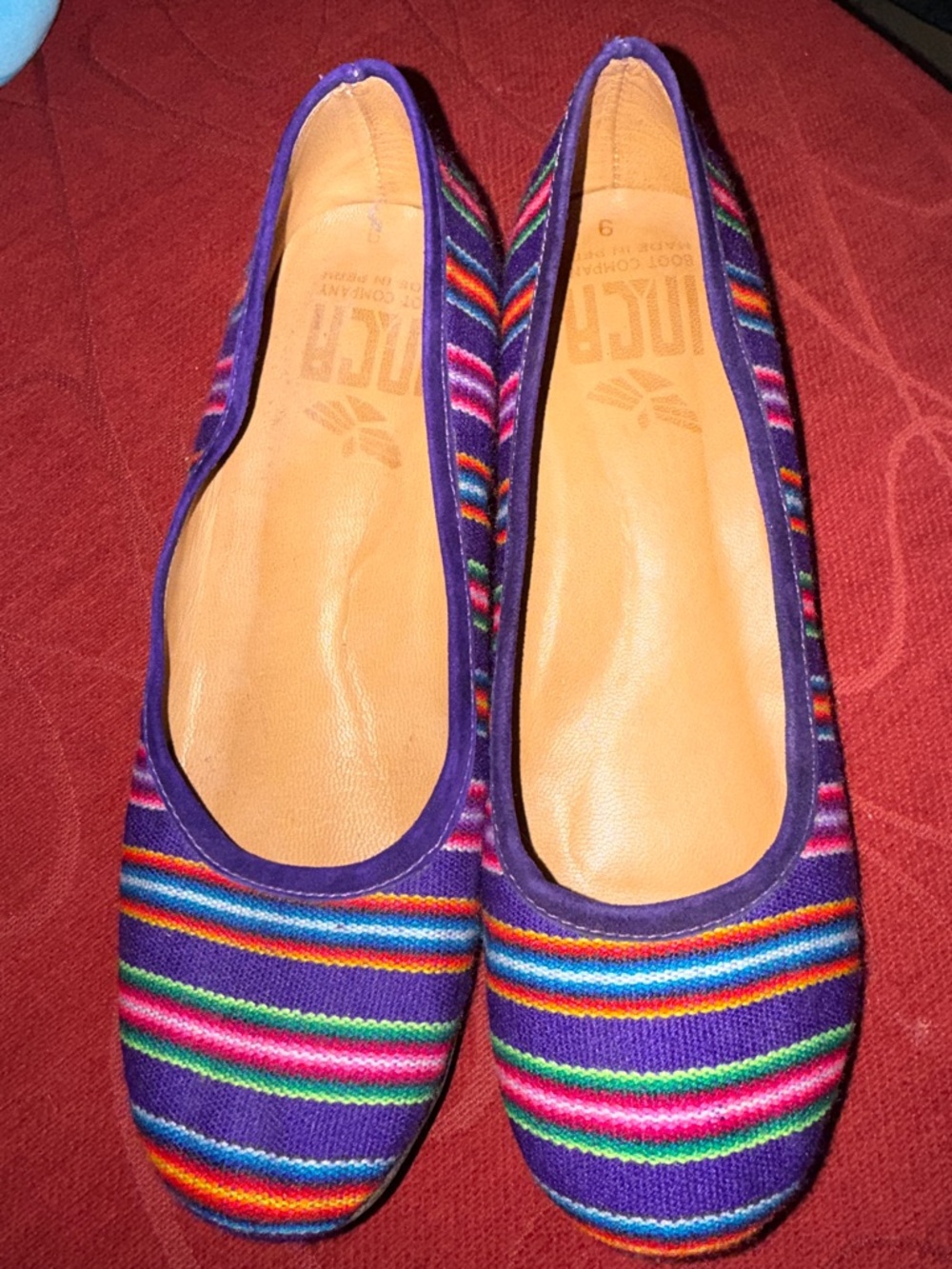 Fortress of Inca Peru Striped Fabric
Slip-on Ballet Flats